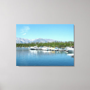 Landschaftsfotografie des Grand Teton Nationalpark Leinwanddruck