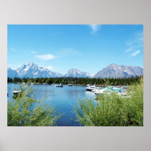 Landschaftsfotografie des Grand Teton Nationalpark Poster