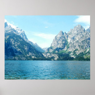 Landschaftsfotografie des Grand Teton Nationalpark Poster