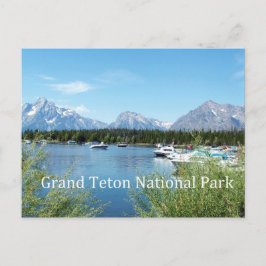 Landschaftsfotografie des Grand Teton Nationalpark Postkarte
