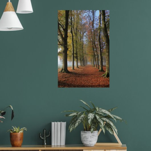 Landschaftsfotografie Herbstbäume Poster (Wohnzimmer 1)