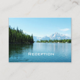 Landschaftsfotografie Hochzeitskarten. Begleitkarte