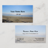 Landschaftsfotografie, Strand, Meer, Himmel Visitenkarte (Vorne/Hinten)