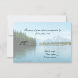 Landschaftsfotografie UAWG Hochzeit Einladungen. RSVP Karte