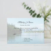 Landschaftsfotografie UAWG Hochzeitseinladungen RSVP Karte (Stehend Vorderseite)