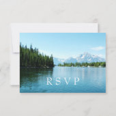 Landschaftsfotografie UAWG Hochzeitseinladungen RSVP Karte (Rückseite)