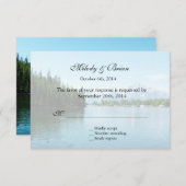 Landschaftsfotografie UAWG Hochzeitseinladungen RSVP Karte (Vorne/Hinten)