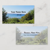 Landschaftsfotografie Visitenkarten. Visitenkarte (Vorne/Hinten)