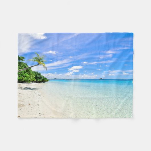 Landschaftsfotografie von Bäumen an der Küste Fleecedecke (Vorderseite (Horizontal))