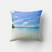 Landschaftsfotografie von Bäumen an der Küste Kissen (Rückseite)