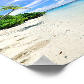 Landschaftsfotografie von Bäumen an der Küste Poster (Ecke)