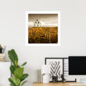 Landschaftsfotografisches Poster/Druck 24x24 Poster (Heimbüro)