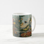 Landschaftsfrucht und Blume Antiquitätenklassik Kaffeetasse (VorderseiteRechts)