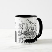 Landschaftsgärten oder Gartendesign Tasse (VorderseiteRechts)