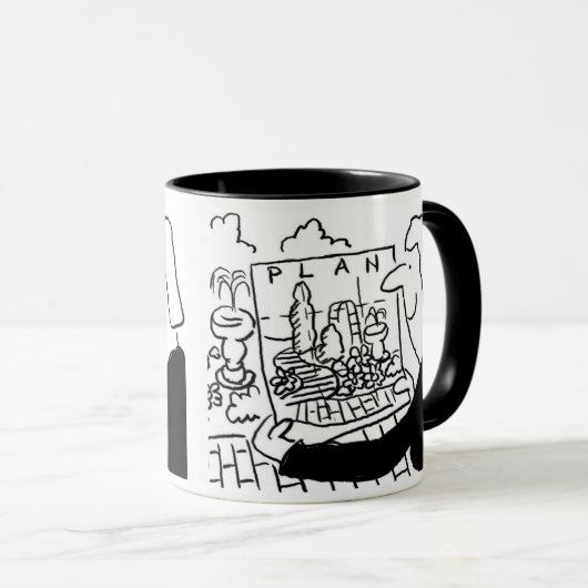 Landschaftsgärten oder Gartendesign Tasse (VorderseiteRechts)