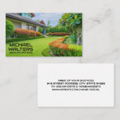 Landschaftsgarten und Bushes Visitenkarte (Vorne/Hinten)