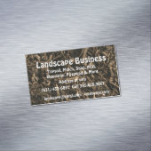 Landschaftsgartenbetrieb Magnetische Visitenkarte (Beispiel)