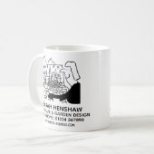 Landschaftsgartendesign oder Gartendesigner Kaffeetasse (Vorderseite Links)