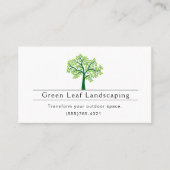 Landschaftsgartenservice Visitenkarte (Vorderseite)