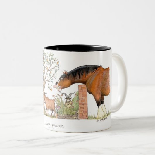 "Landschaftsgärtner" Becher Zweifarbige Tasse (VorderseiteRechts)