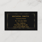 Landschaftsgärtner Beruflich Visitenkarte (Rückseite)