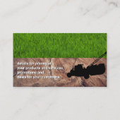 Landschaftsgärtner | Gras | Holz | Schafe Visitenkarte (Rückseite)