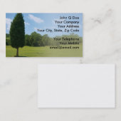 Landschaftsgärtner-Landmanagement Visitenkarte (Vorne/Hinten)