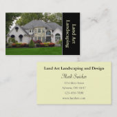 Landschaftsgärtner oder Landschaftsgärtner Visitenkarte (Vorne/Hinten)