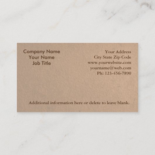 Landschaftsgärtner Visitenkarte (Rückseite)