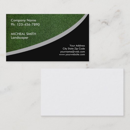 Landschaftsgärtner Visitenkarte (Vorne/Hinten)