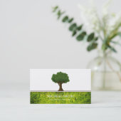 Landschaftsgärtner Visitenkarte (Stehend Vorderseite)