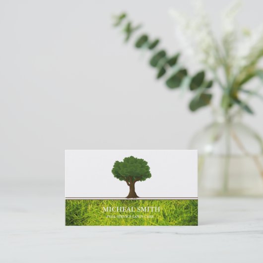 Landschaftsgärtner Visitenkarte (Stehend Vorderseite)