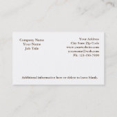 Landschaftsgärtner Visitenkarte (Rückseite)