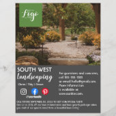 Landschaftsgärtnerbaum-Chirurg Flyer (Vorne)