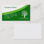 Landschaftsgärtnerbaum Visitenkarte (Vorne/Hinten)