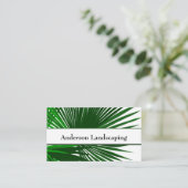 Landschaftsgärtnerei Palmen Tropische Bäume Visitenkarte (Stehend Vorderseite)