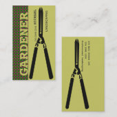 Landschaftsgärtnerei-Scheren für Gärtner Visitenkarte (Vorne/Hinten)