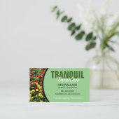 Landschaftsgärtnerei Visitenkarte (Stehend Vorderseite)