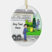 Landschaftsgärtnerin Keramikornament (Rechts)