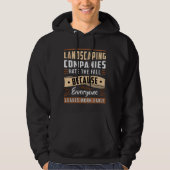 Landschaftsgärtnerin Seasons Funny Hoodie (Vorderseite)