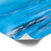 Landschaftsgemälde Sonnenaufgang Poster (Ecke)
