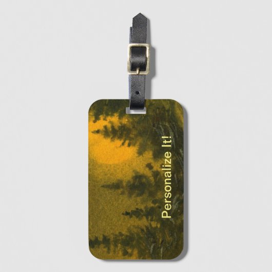 Landschaftsgepäck Gepäckanhänger (Vorderseite Vertikal)