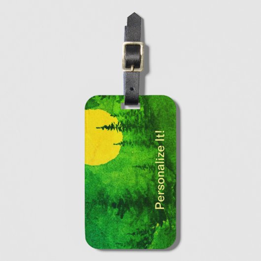 Landschaftsgepäck Gepäckanhänger (Vorderseite Vertikal)