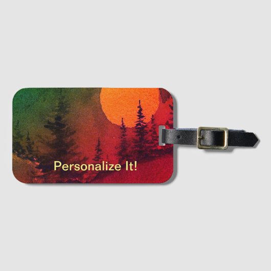 Landschaftsgepäck Gepäckanhänger (Vorderseite (Horizontal))