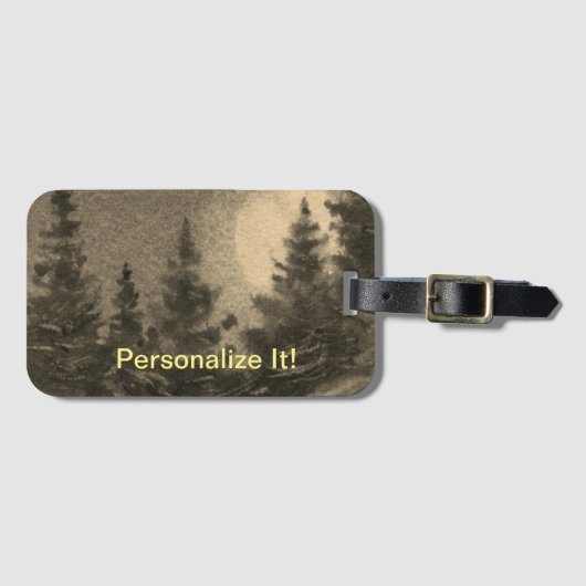 Landschaftsgepäck Gepäckanhänger (Vorderseite (Horizontal))