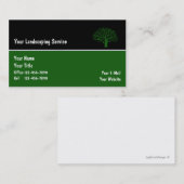 Landschaftsgeschäft Cards_6 Visitenkarte (Vorne/Hinten)