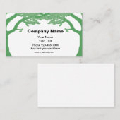 Landschaftsgestalter-Baum-Thema Visitenkarte (Vorne/Hinten)