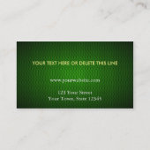 Landschaftsgestalter-Gärtner Visitenkarte (Rückseite)