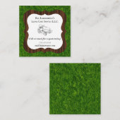 Landschaftsgestalter und quadratische visitenkarte (Vorne/Hinten)