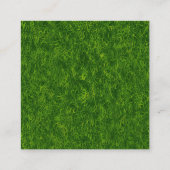 Landschaftsgestalter und quadratische visitenkarte (Rückseite)